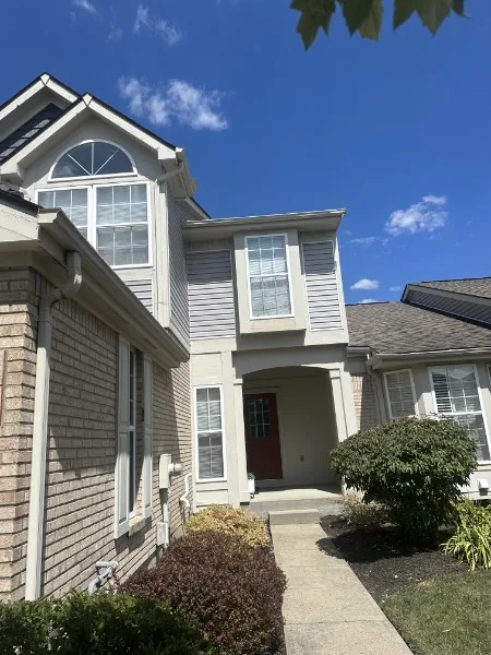 Completed roof and siding replacement on a Greater Cincinnati home by No Matter What Roofing & Siding
